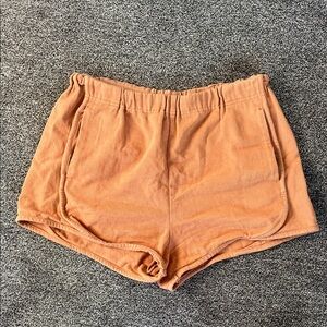 RVCA Women's Orange Athletic Shorts